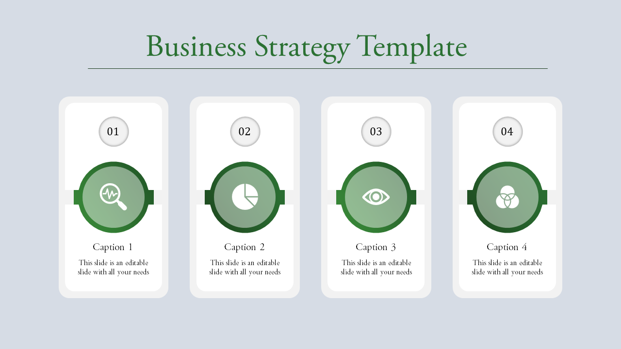 Affordable Business Strategy Template PowerPoint Slides